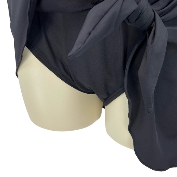 Coco Reef Contours Shapemaker Bow Tie Shoulder One Piece Swimsuit- Black - 8/32C - Picture 3 of 12